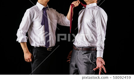 Businessman, fighting, fighting Businessman, fighting, fighting 58092459