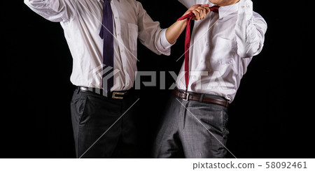 Businessman, fighting, fighting Businessman, fighting, fighting 58092461