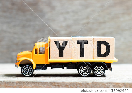 Truck hold letter block in word YTD 58092691