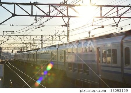 Commuter train | Landscape Commuter train | Landscape 58093169