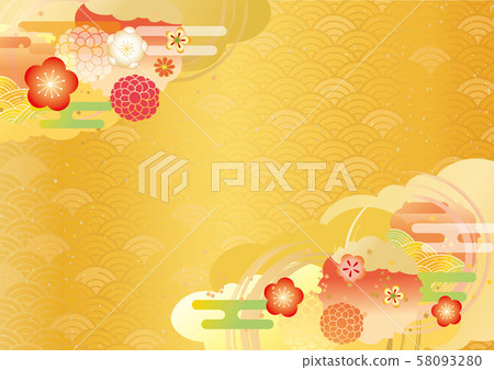 美麗的日本圖案 美麗的日本圖案 58093280