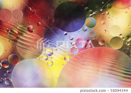 An artful colorful background with bubbles. An artful colorful background with bubbles. 58094344