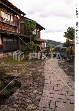 《Gifu Prefecture》 Magome-juku, old townscape 58095486