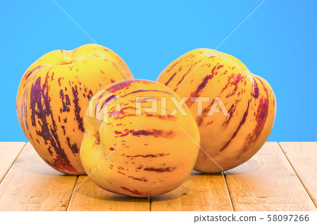 Pepinos or sweet cucumbers close-up 3d rendering 58097266