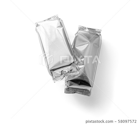 blank silver product packaging 58097572