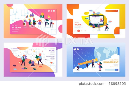 Creative Character Businessman Partner Concept Creative Character Businessman Partner Concept 58098203