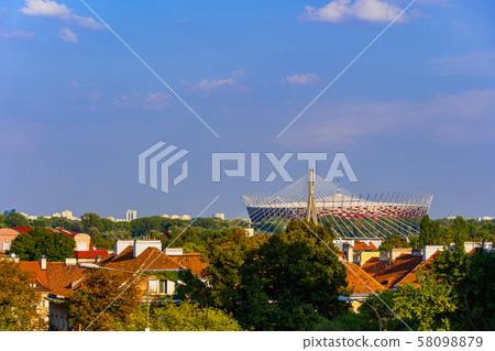 Warsaw Cityscape In Poland 58098879