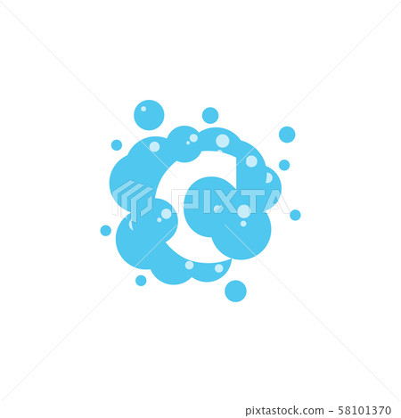 Bubble with initial letter c graphic design 58101370