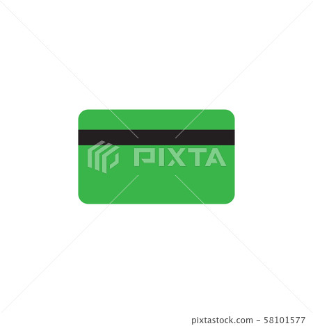 Credit card graphic design template vector 58101577