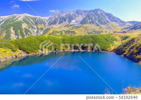 Mikuriga Pond and Tateyama Mountain Range Mikuriga Pond and Tateyama Mountain Range 58102640