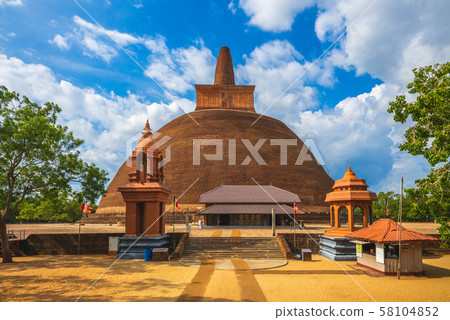 Abhayagiri Dagoba in Anuradhapura, Sri Lanka 58104852