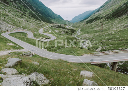 Transfagaras Highway, beautiful landscape of Romania 58105827