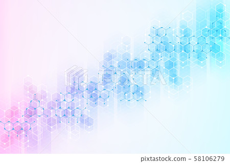 Abstract medical background and science concept 58106279