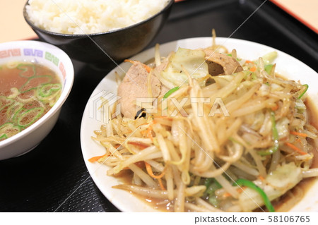 Sautéed delicious meat vegetables set meal Sautéed delicious meat vegetables set meal 58106765