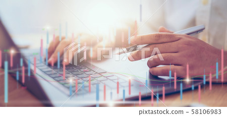 Stock exchange market concept, businessman trader Stock exchange market concept, businessman trader 58106983