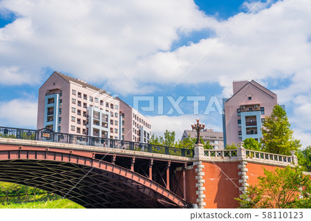 Hachioji City Nagaike Park Nagaike Mitsuke Bridge Former Yotsuya Mitsuke Bridge Hachioji City Nagaike Park Nagaike Mitsuke Bridge Former Yotsuya Mitsuke Bridge 58110123