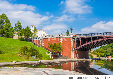 Hachioji City Nagaike Park Nagaike Mitsuke Bridge Former Yotsuya Mitsuke Bridge 58110127