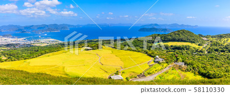 Onigakuen Goto Islands Fukue Island Panorama [Goto City, Nagasaki Prefecture] 58110330