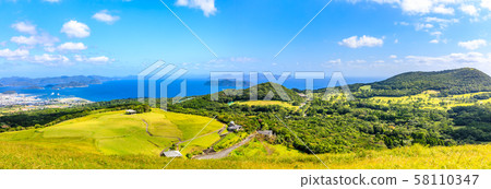 Onigakuen Goto Islands Fukue Island Panorama [Goto City, Nagasaki Prefecture] 58110347