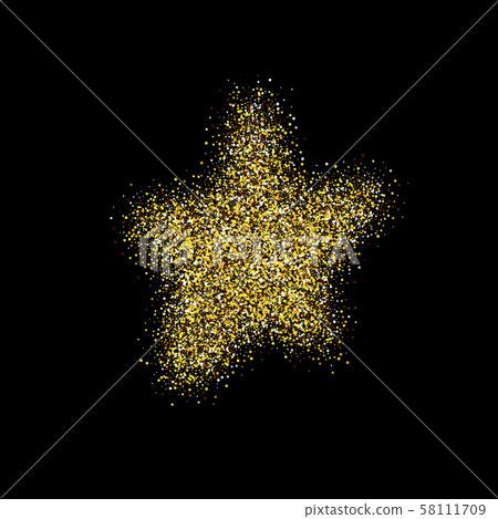 Vector illustration of gold star. Golden stars... - Stock Illustration ...