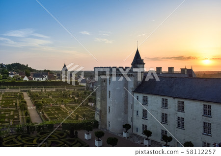 VILLANDRY CASTLE, FRANCE - JULY 07, 2017 VILLANDRY CASTLE, FRANCE - JULY 07, 2017 58112257