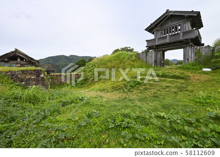 鳥居城遺址本丸門(石川縣白山市) 鳥居城遺址本丸門(石川縣白山市) 58112609