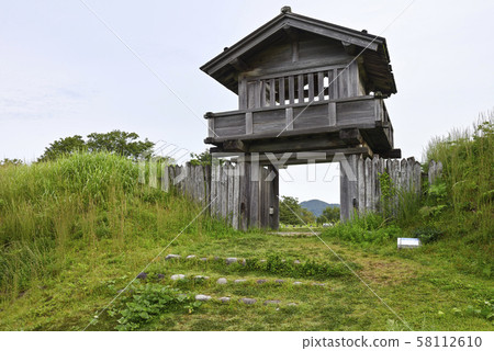 鳥居城遺址本丸門(石川縣白山市) 鳥居城遺址本丸門(石川縣白山市) 58112610
