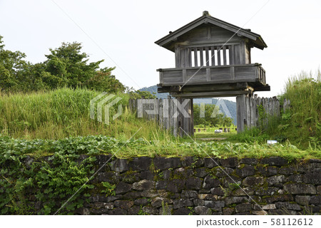 鳥居城遺址本丸門(石川縣白山市) 鳥居城遺址本丸門(石川縣白山市) 58112612
