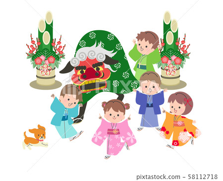 新年的孩子 58112718