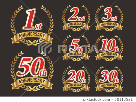 Anniversary mark 58113581