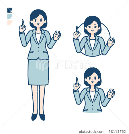 business woman, female business person, guidance 58113762