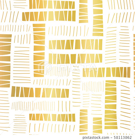 Seamless pattern gold foil block stripes.... - Stock Illustration ...