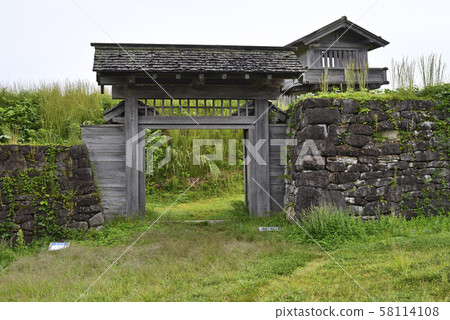 Torigoe城堡仍然是Tsujigatamon(石川縣白山市) Torigoe城堡仍然是Tsujigatamon(石川縣白山市) 58114108