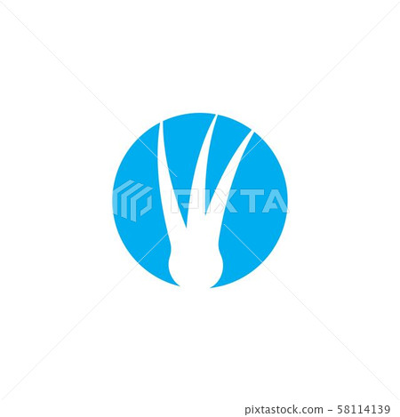 hair icon Vector Illustration design Logo 58114139