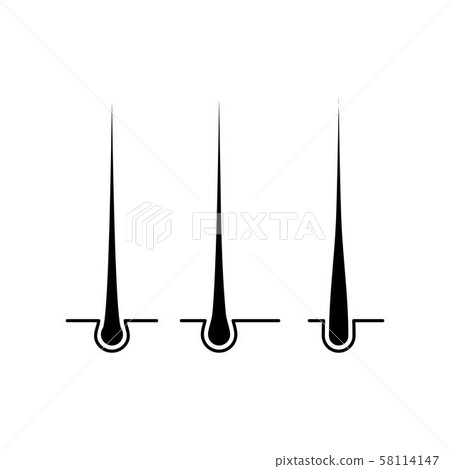 hair icon Vector Illustration design Logo hair icon Vector Illustration design Logo 58114147