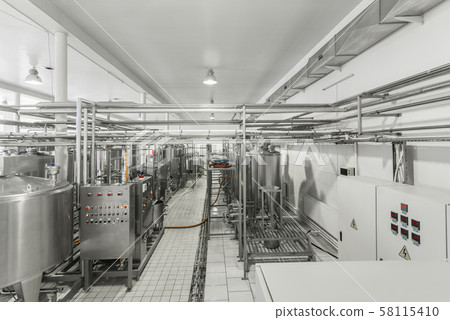 equipment at the milk factory equipment at the milk factory 58115410