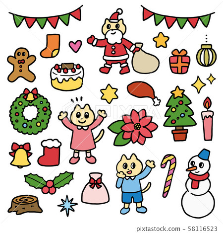 Cat Christmas (color) 58116523