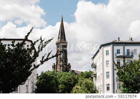 The tower of Zion Church in Berlin The tower of Zion Church in Berlin 58117074