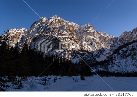 Jof di Montasio - Julian Alps in Saisera Valley Friuli Italy  58117763