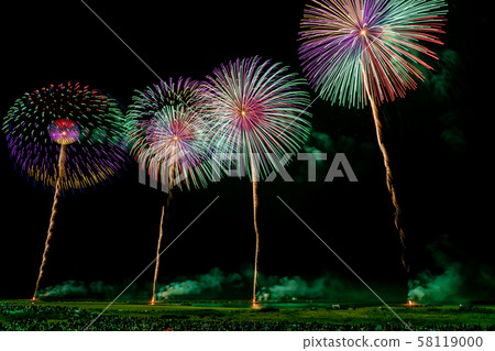 Niigata Prefecture Gion Amagasaki Festival Sea Fireworks Festival 300 Shakudama 58119000