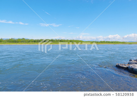 Scenery of Tone River 58120938