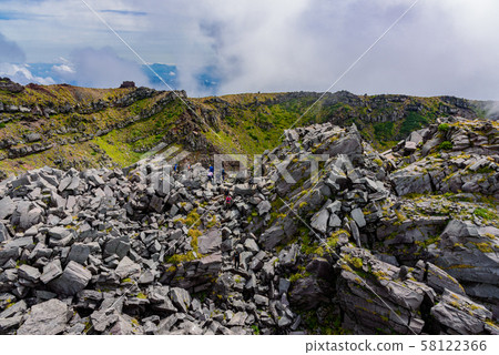 Chokai Mountain peak Chokai Mountain peak 58122366