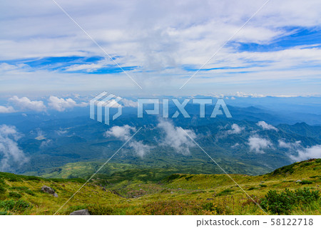 Chokai Mountain peak 58122718