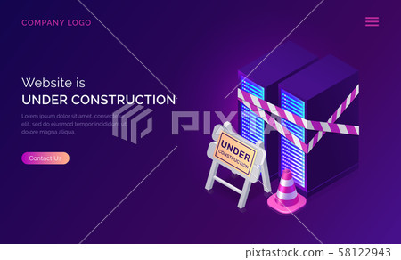 Website under construction, maintenance work error Website under construction, maintenance work error 58122943