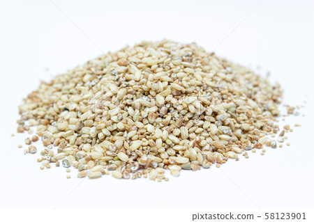 Bulgur. Durum wheat. Healthy lifestyle concept. Isolated on a white background. Bulgur. Durum wheat. Healthy lifestyle concept. Isolated on a white background. 58123901