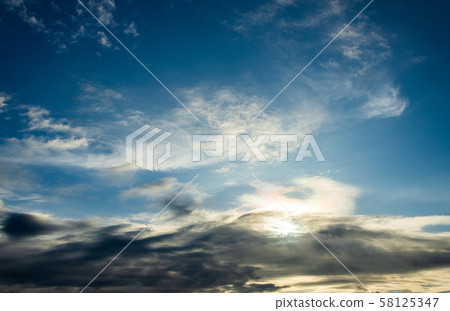 colorful dramatic sky with cloud at sunset colorful dramatic sky with cloud at sunset 58125347