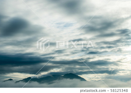 colorful dramatic sky with cloud at sunset colorful dramatic sky with cloud at sunset 58125348
