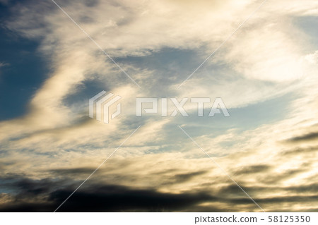 colorful dramatic sky with cloud at sunset colorful dramatic sky with cloud at sunset 58125350