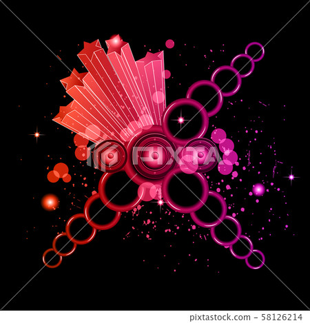 Disco club flyer. 58126214