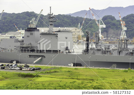 Maritime Self-Defense Force supply ship Masyu AOE-425 Maizuru-shi, Kyoto 58127332